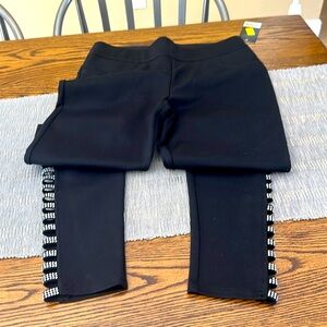 BlackLeggins with rhinestones